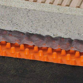 Accessoires | 100x100 cm | Natte de drainage Schlüter Troba-Plus 8mm Accessoires | 100x100 cm | Natte de drainage Schlüter Troba-Plus 8mm