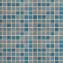 Mozaïek op net | 31.6x31.6 cm | Tilestone Quinto Mix/Blauw Mozaïek op net | 31.6x31.6 cm | Tilestone Quinto Mix/Blauw