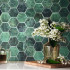 Keramische wandtegel | 26.5x51 cm | Hexagreen 