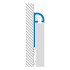 Profile | 0.8x270 cm | Alu Powder Coated Silver, Round 