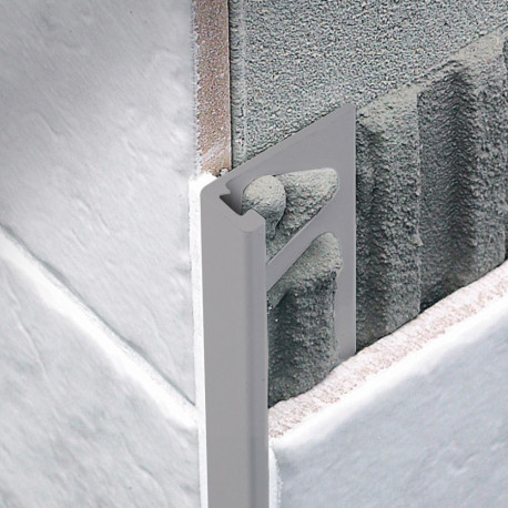 Profiel | 0.8x270 cm | L-Profiel Pvc Cement Grijs