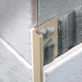 Profiel | 0.8x270 cm | L-Profiel Pvc Donker Beige