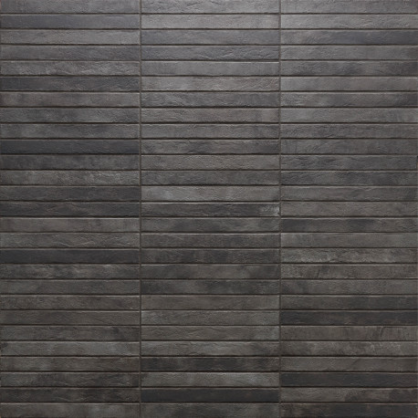 Ceramic floor and wall tile | 4.8x45 cm | Nolita Charcoal