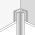 Profil | 1.6x260 cm | Dumawall Aluminium Coin 