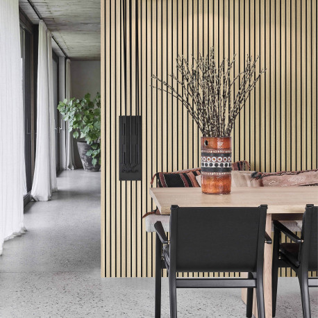 Akoestische Wandpanelen | 52x270 cm | Akoestisch Wandpaneel Oak Invisible