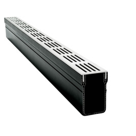 Toebehoren | 6.5x100 cm | Afvoergoot Slim Alu