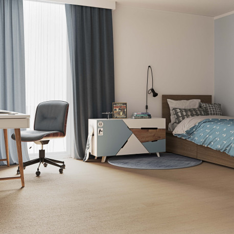 Kurkvloer met click systeem | 19x122.5 cm | Santana Natural Beige