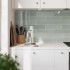 Ceramic wall tile | 7.5x30 cm | Majolica Soft Green Ceramic wall tile | 7.5x30 cm | Majolica Soft Green