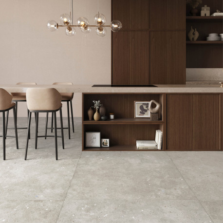 Carrelage en céramique sol et mur | 120x120 cm | Glamstone Grey 