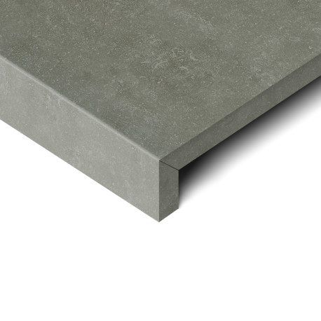 Ceramic swimming pool border | 80x80 cm | Tilestone Belgian Grey