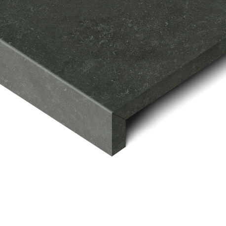 Keramische zwembadboord | 80x80 cm | Tilestone Belgian Black