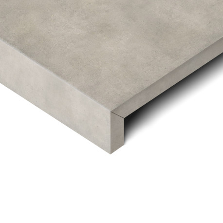 Ceramic swimming pool border | 100x100 cm | Tilestone Beton Grey