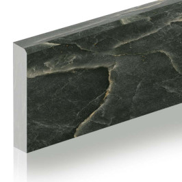 Ceramic skirting boards | 7x120 cm | Brasilia Black