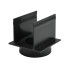 Accessories | 6.5x10 cm | Drain Gutter Slim Vertical spout 80mm 