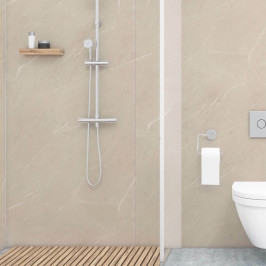 Kunststof Wandpaneel | 90x260 cm | Dumawall Beige XL