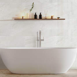 Kunststof Wandpaneel | 65x37.5 cm | Dumawall White Glossy