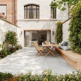 Keramische terrastegel | 90x90 cm | Tilestone Betontec Perla