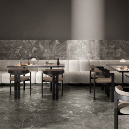 Ceramic floor and wall tile | 60x120 cm | vtwonen Flakes Darkside