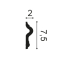 Moulding | 2x200 cm | Orac Decor Contour Flex Moulding | 2x200 cm | Orac Decor Contour Flex
