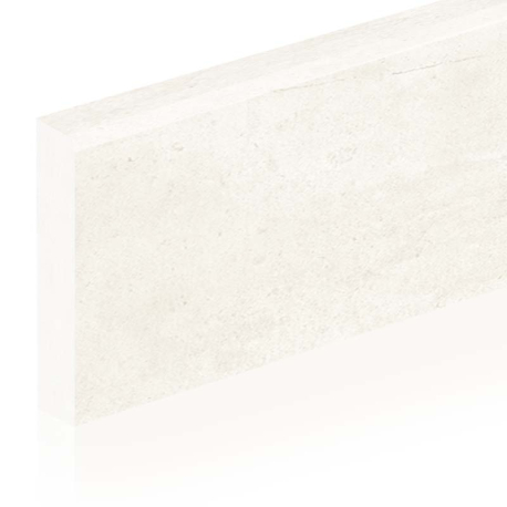 Keramische plint | 8x60 cm | Tilestone Betontec Ivory