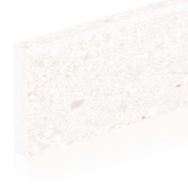 Keramische plint | 8x60 cm | Sassolino Terrazzo Bianco