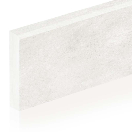 Ceramic skirting boards | 8x100 cm | Tilestone Beton Ciré Blanc Ceramic skirting boards | 8x100 cm | Tilestone Beton Ciré Blanc