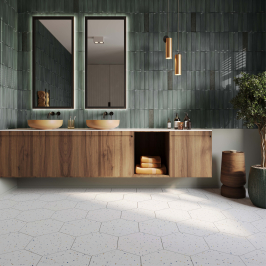 Keramische wandtegel | 6x25 cm | Mood Moss Keramische wandtegel | 6x25 cm | Mood Moss