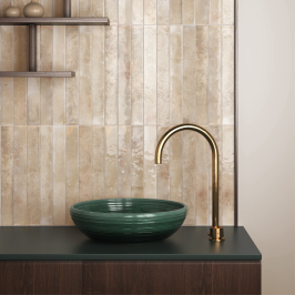 Keramische wandtegel | 5x40 cm | Bali Almond