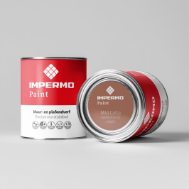 Staal | 5x5 cm | Tester Muur & Plafond - Impermo Paint - Mild Cotto