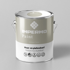 Verf | 18x20 cm | Muur & Plafond - Impermo Paint - Antique Taupe Verf | 18x20 cm | Muur & Plafond - Impermo Paint - Antique Taupe