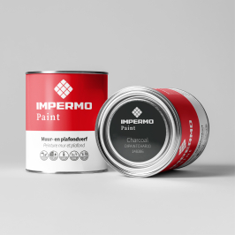 Sample | 5x5 cm | Tester Wall & Ceiling - Impermo Paint - Charcoal Sample | 5x5 cm | Tester Wall & Ceiling - Impermo Paint - Charcoal