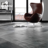 Natuursteen tegel | 60x60 cm | Black Slate natuursteen vloertegel, vloertegels, antraciet, braziliaanse leisteen, impermo