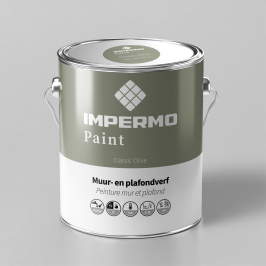 Verf | 18x20 cm | Muur & Plafond - Impermo Paint - Classic Olive Verf | 18x20 cm | Muur & Plafond - Impermo Paint - Classic Olive
