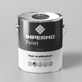 Verf | 18x20 cm | Muur & Plafond - Impermo Paint - Charcoal