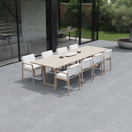Ceramic terrace Tile | 60x60 cm | Tilestone Stone Granit Grey