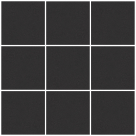 Mosaïque sur filet | 29x29 cm | Mono Coal