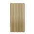 Decorative wall panel | 60x240 cm | Panel Round Wooden Slats - Natural - Flex - Untreated 