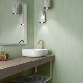 Ceramic wall tile | 5x25 cm | Lanse Mint Ceramic wall tile | 5x25 cm | Lanse Mint