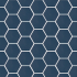 Carrelage en céramique sol et mur | 10.1x11.6 cm | Kromatika Naval Blue Hexagon