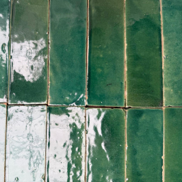 Zellige Marocain | 5x15 cm | Zellige Bottle Green