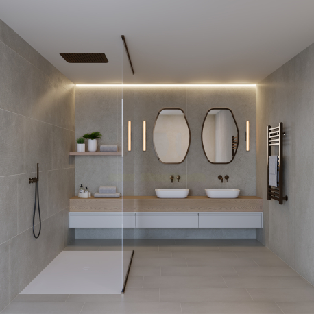 Kunststof Wandpaneel | 117.5x280 cm | VYGO Wall Premium Grano Ivory XL