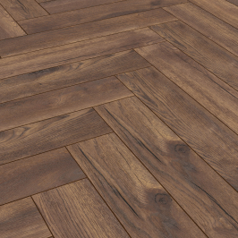 Laminate with click system | 13.3x66.5 cm | vtwonen Herringbone Dark Oak