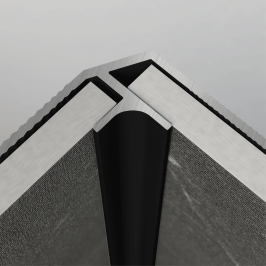 Profiel | 2.78x280 cm | Premium Binnenhoek profiel Mat Zwart