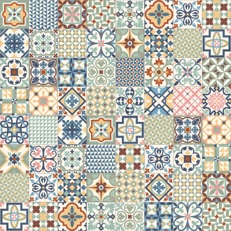 Ceramic floor and wall tile | 33.15x33.15 cm | Medina Mix