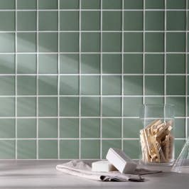 Mozaïek op net | 29x29 cm | Mono Mint