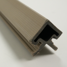 Profil | 4.95x290 cm | Panneau mural Outdoor Classic Greige Profilé d'angle Droit