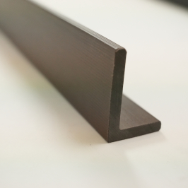 Profile | 6x290 cm | Outdoor Wall Panel Classic Choco L-Profile