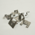 Lame de terrasse | 2.5x2.7 cm | Clips de fin composite – 10 pièces 