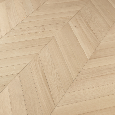 Multilayer parquet tongue & groove | 9x52 cm | LMB Natural Oak Chevron