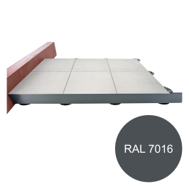 Profil | 18x240 cm | Profilé de finition terrasse H180mm Antracite